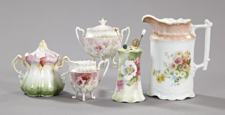 Five-Piece Group of Porcelain