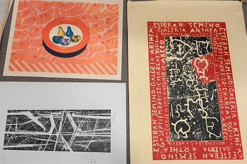 FIVE PIECE GROUP OF VINTAGE POSTERS