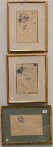 FIVE PIECE GROUPING OF HENRI E