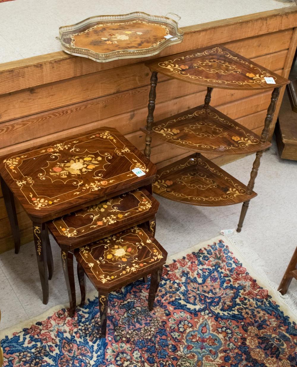 FIVE-PIECE INLAID DECORATIVE