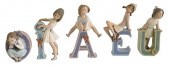 FIVE PIECE LOT OF PORCELAIN LL