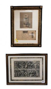 FIVE PIECE LOT, TO INCLUDE A T
