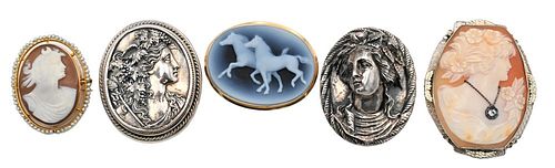 FIVE PIECE LOT, TO INCLUDE TWO