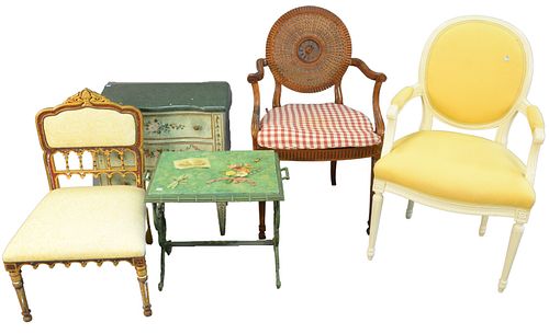 FIVE PIECE LOT, TO INCLUDE