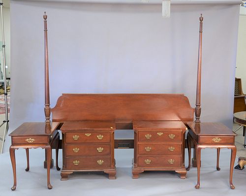 FIVE PIECE LOT TO INCLUDE KING SIZE