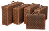 FIVE PIECE LOUIS VUITTON LUGGA