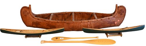 FIVE PIECE MODEL CANOE GROUPFive