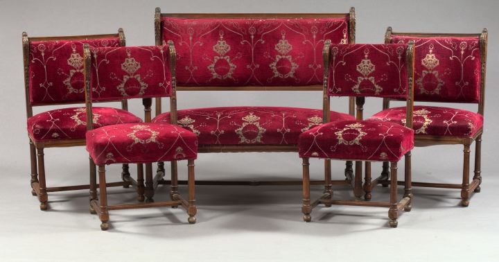 Five-Piece Napoleon III Mahogany