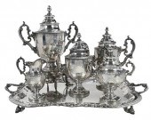 FIVE PIECE NEW YORK COIN SILVE