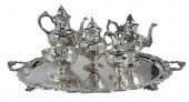 FIVE PIECE NEW YORK COIN SILVE