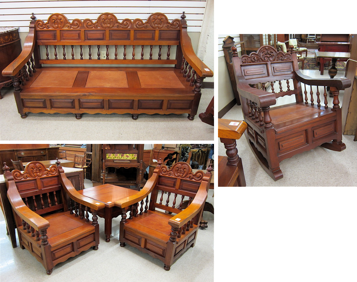 FIVE-PIECE PLANTATION MAHOGANY