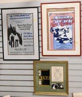 FIVE PIECE POSTER GROUPINGFive