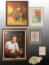 FIVE PIECE RICHARD SEDLON ART