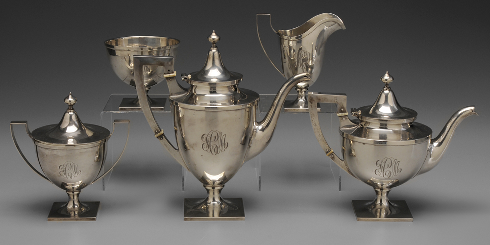 Five-Piece Schofield Sterling Tea