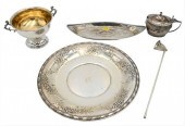 FIVE PIECE SILVER LOTFive Piec
