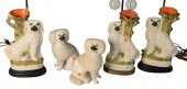 FIVE PIECE STAFFORDSHIRE GROUP