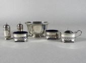 FIVE-PIECE STERLING SILVER CON