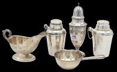 FIVE PIECE STERLING SILVER GRO