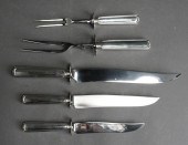 FIVE-PIECE STERLING SILVER HAN