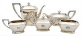 FIVE PIECE STERLING SILVER TEA