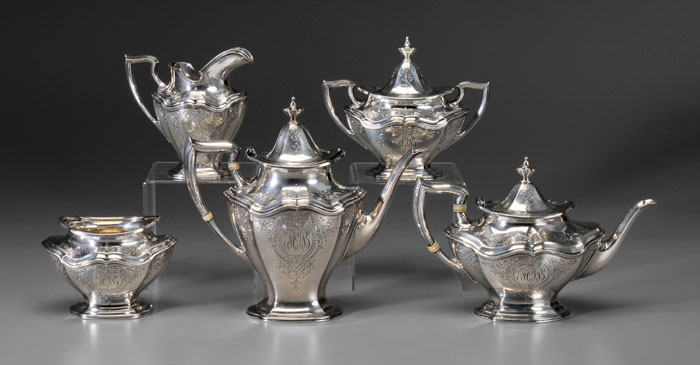 Five-Piece Sterling Tea Service