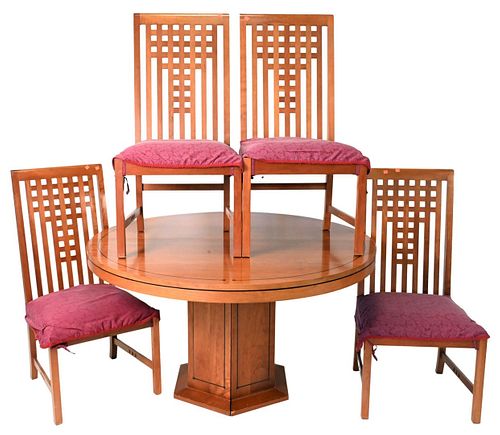 FIVE PIECE STICKLEY DINING