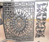 FIVE PIECE VICTORIAN IRON LOT