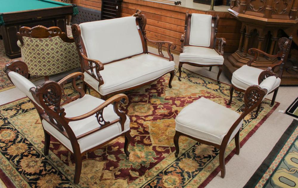 FIVE-PIECE VICTORIAN PARLOR