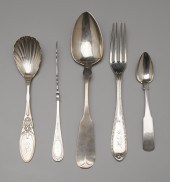 Five Pieces Atlanta Coin Silve