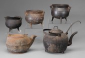 Five Pieces Cast Iron Cookware