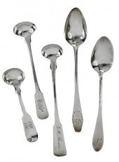 FIVE PIECES CHARLESTON COIN SI