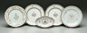 Five pieces Chinese export por