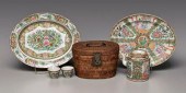 Five pieces Chinese famille ro