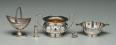 Five pieces Continental silver