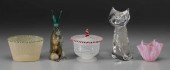 Five Pieces Decorative Glass S