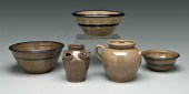 Five pieces Hilton pottery: th