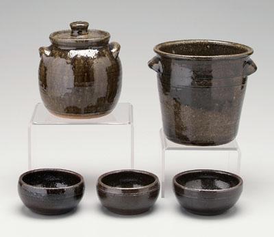 Five pieces Lanier Meaders