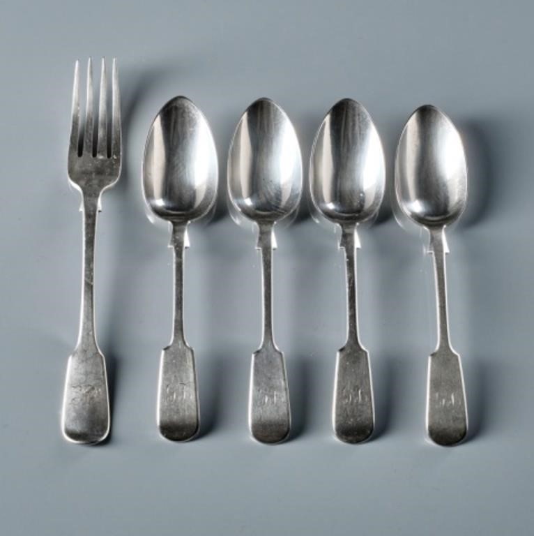 FIVE PIECES OF 19TH C. CANADIAN