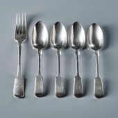 FIVE PIECES OF 19TH C. CANADIA