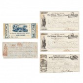 FIVE PIECES OF 19TH CENTURY SC