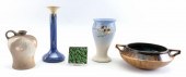FIVE PIECES OF AMERICAN ART PO
