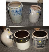 FIVE PIECES OF AMERICAN STONEW