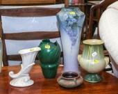 FIVE PIECES OF ART POTTERY Inc