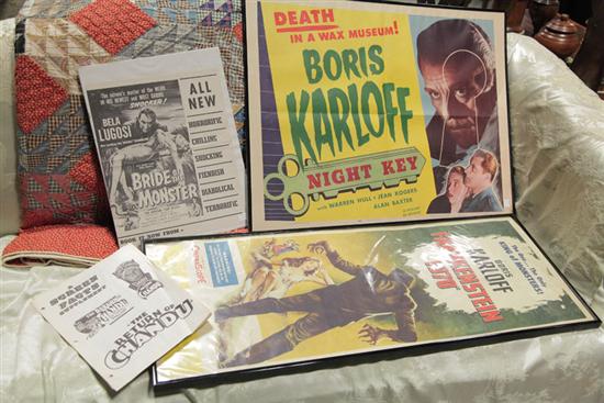 FIVE PIECES OF BORIS KARLOFF AND