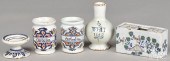 FIVE PIECES OF DELFT, 18TH/19T