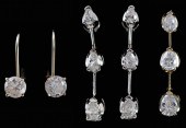 Five Pieces of Diamond Jewelry