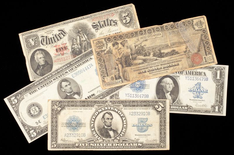 Five Pieces of Early Large U. S.