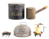 FIVE PIECES OF EARLY METAL WAR