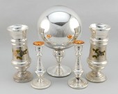 FIVE PIECES OF ENGLISH MERCURY