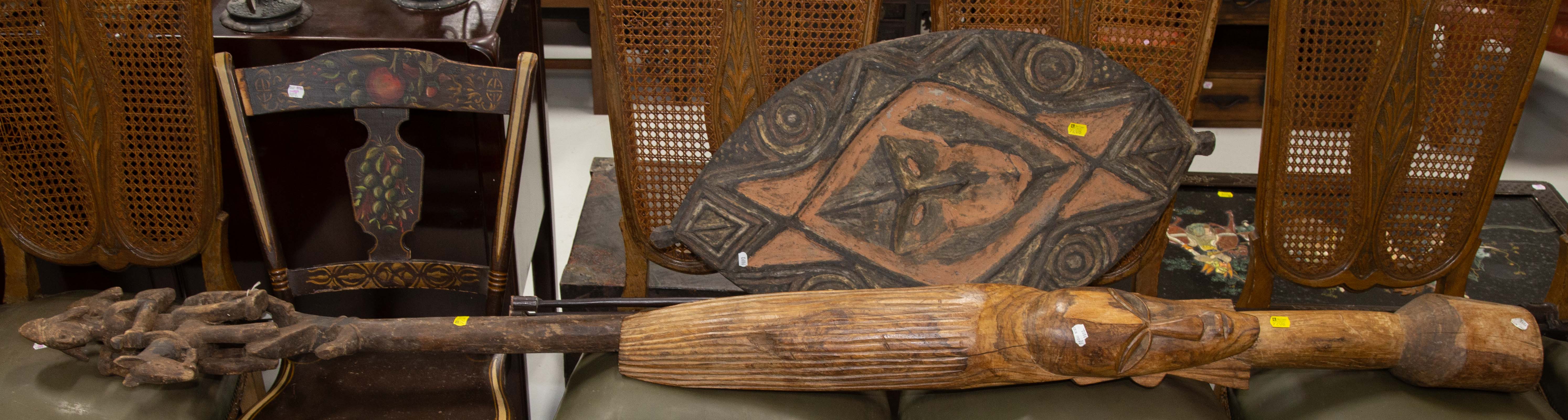 FIVE PIECES OF INDIGENOUS STYLE ART